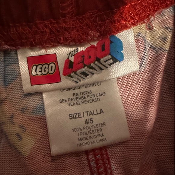 Boys The Lego Move pajamas PJs - size 4/5 - Picture 2 of 2